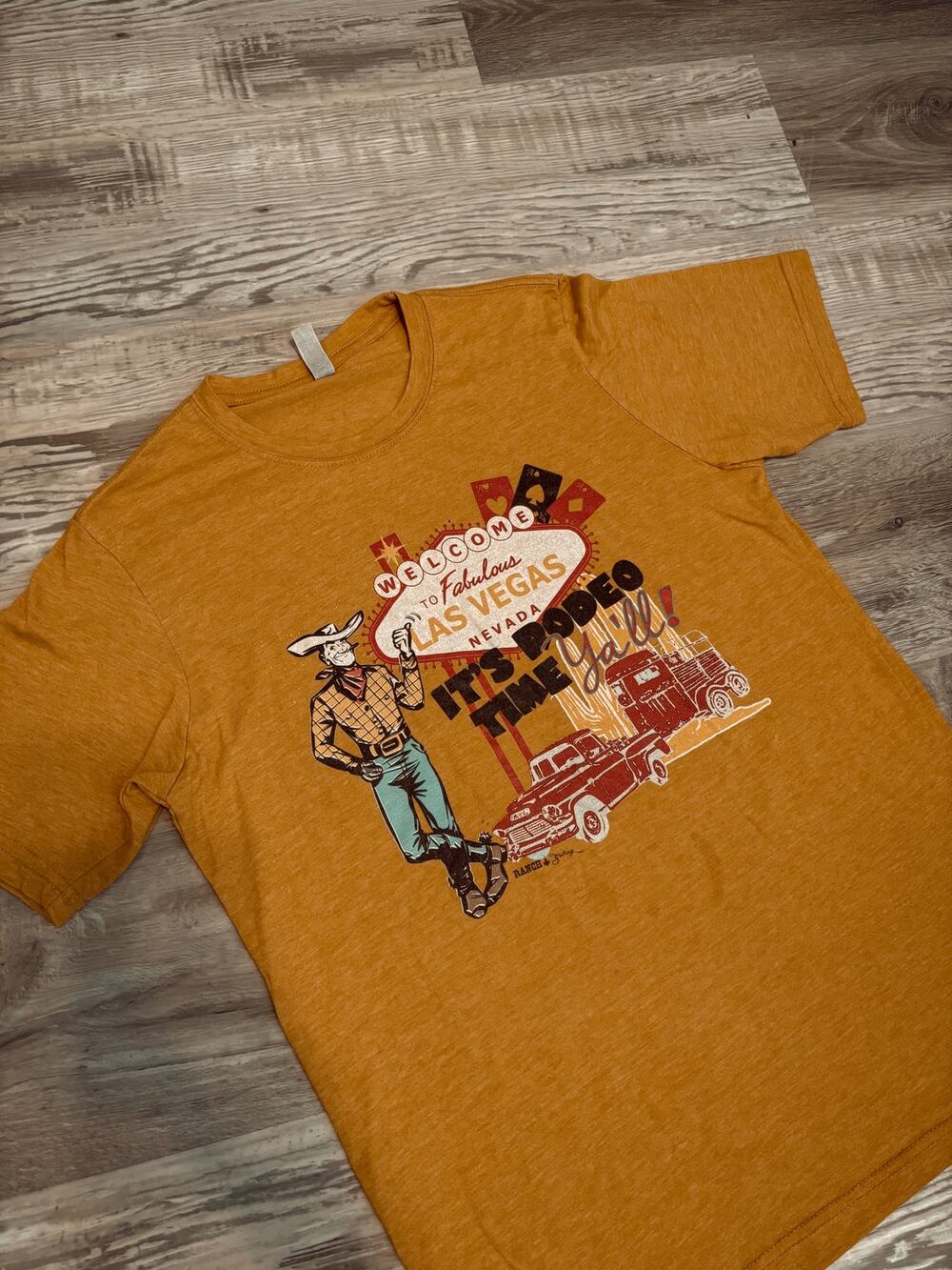 vegas nfr rodeo graphic tee tshirt